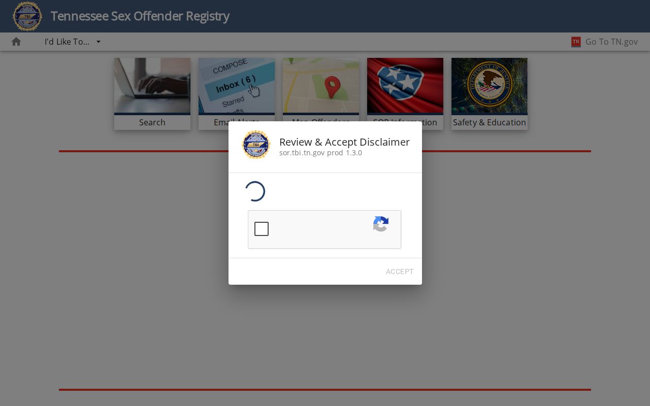 Official legal use warning relevant to Rutherford County voter records